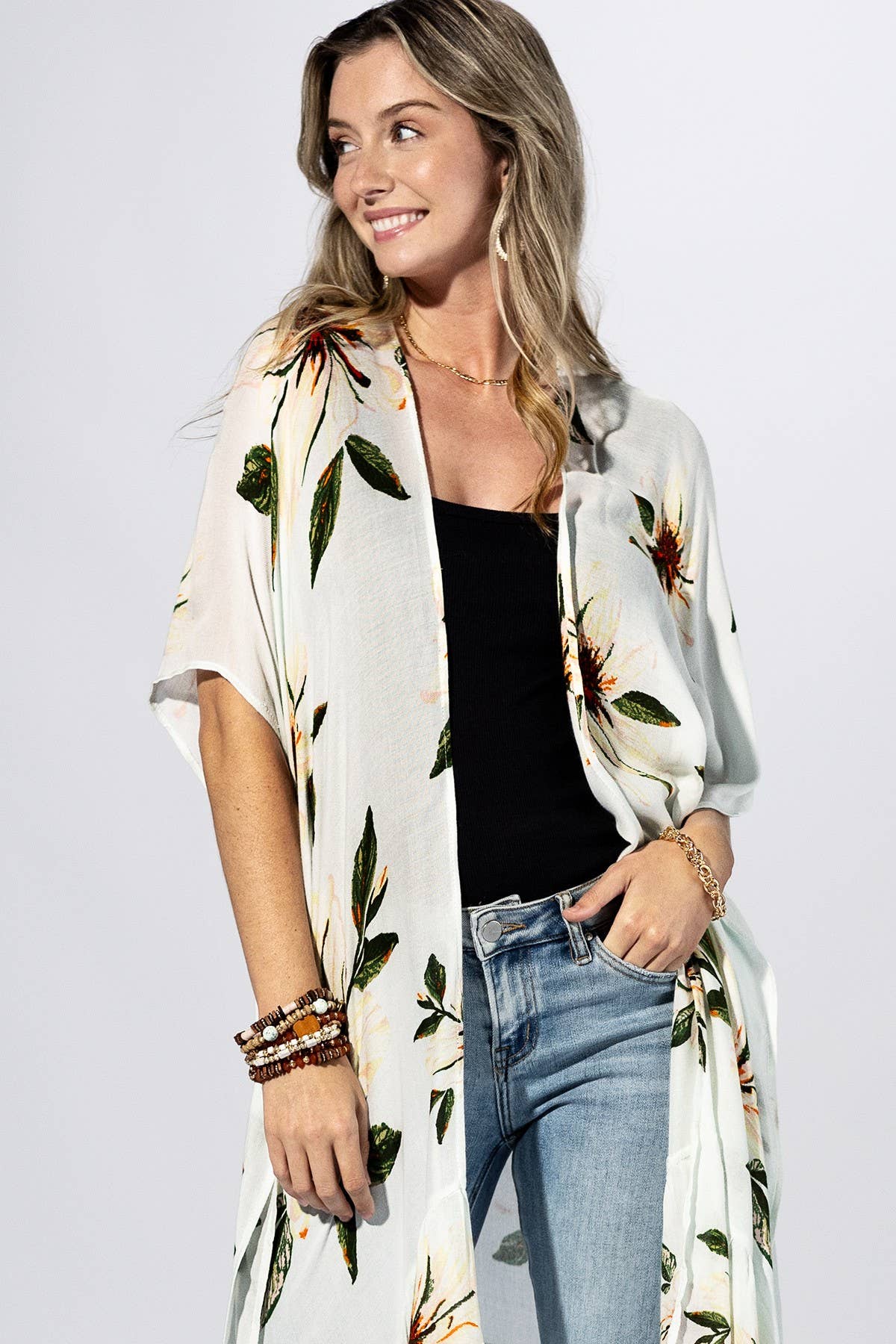 Magnolia Bloom Kimono