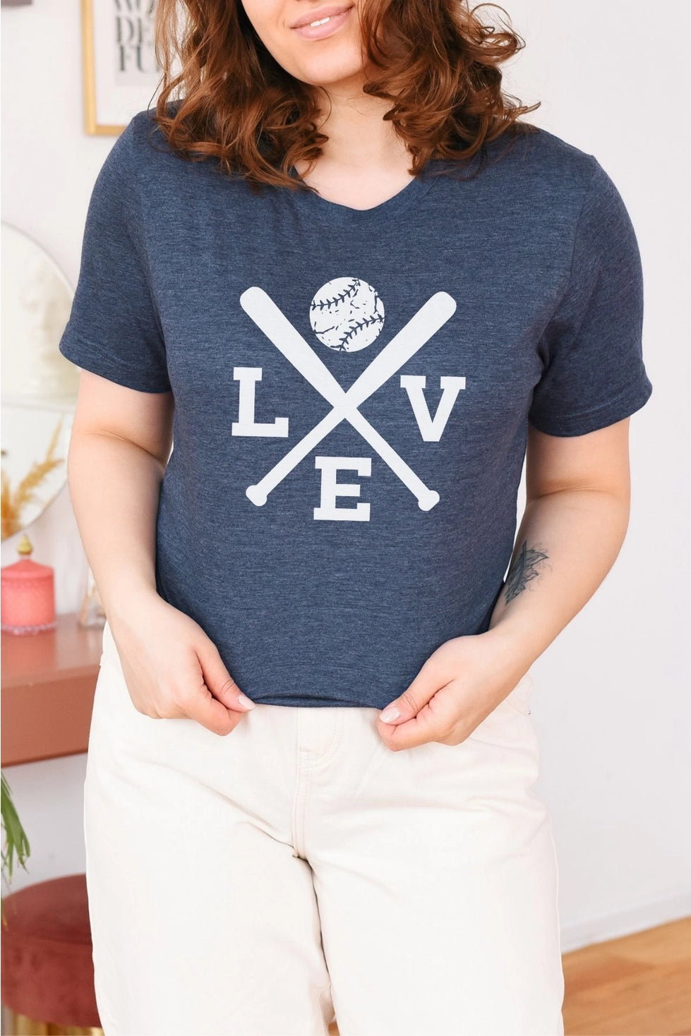 Love Baseball Graphic Tee