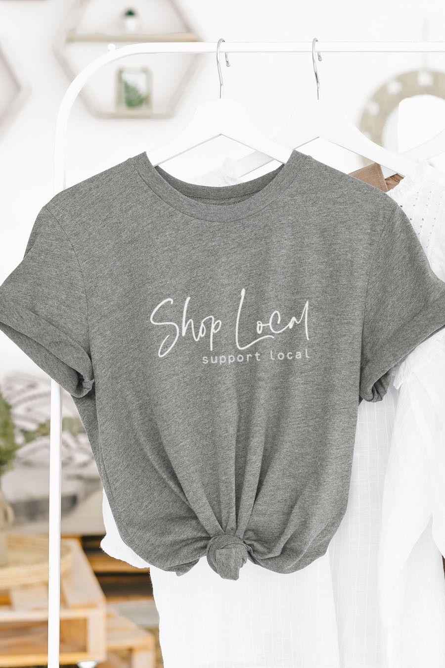 Shop Local Support Local Graphic Tee