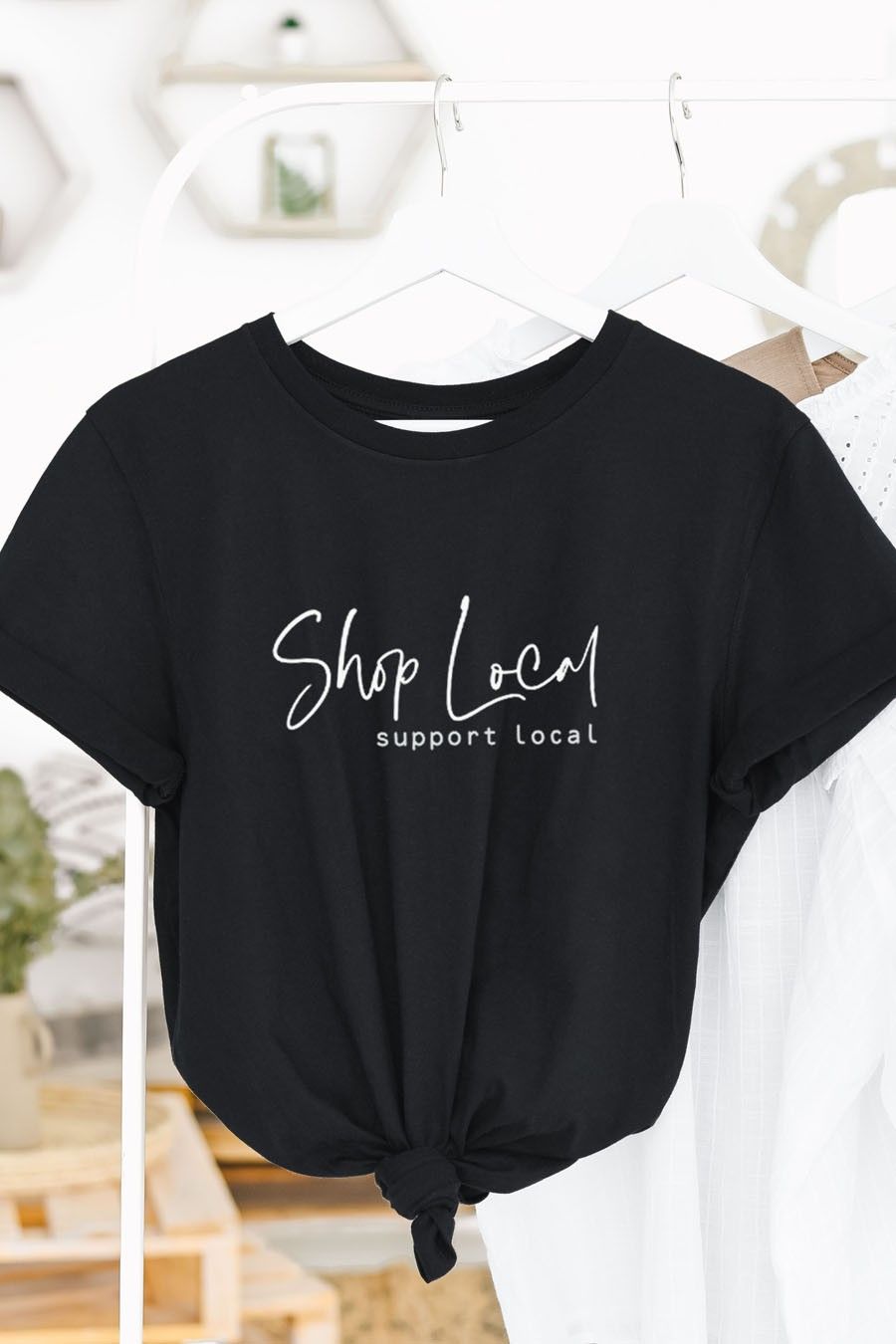 Shop Local Support Local Graphic Tee
