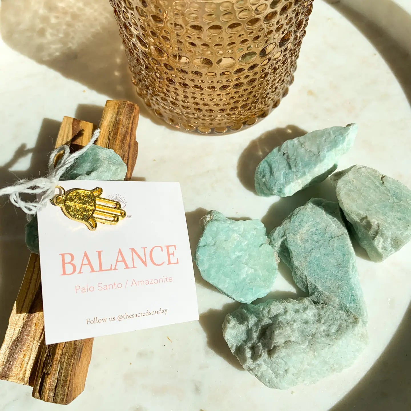 'balance' Intention Bundle [ Palo Santo + Amazonite ]