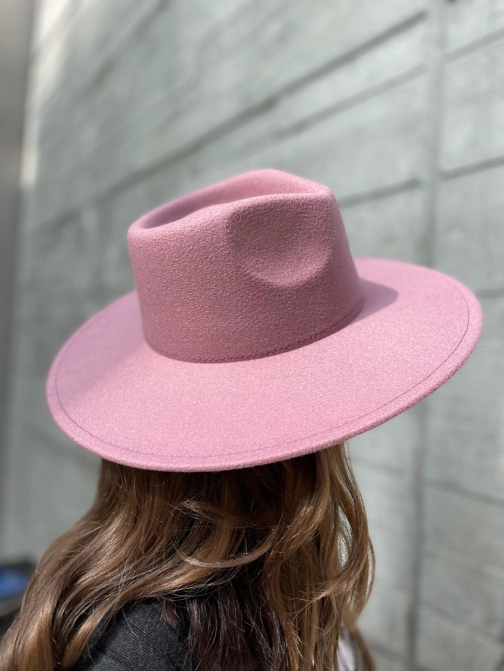 Vegan Felt Wide Brim Rancher Hat