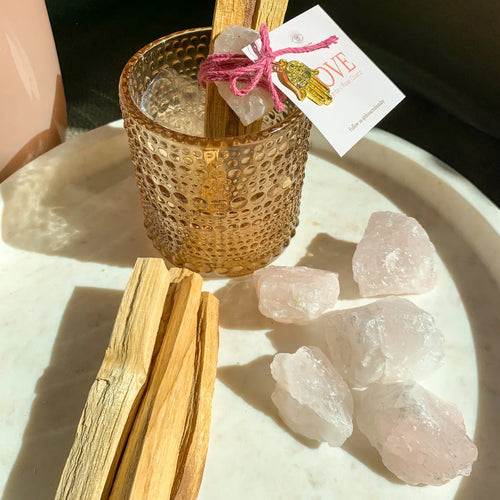 'love' Intention Bundle [ Palo Santo + Rose Quartz ]