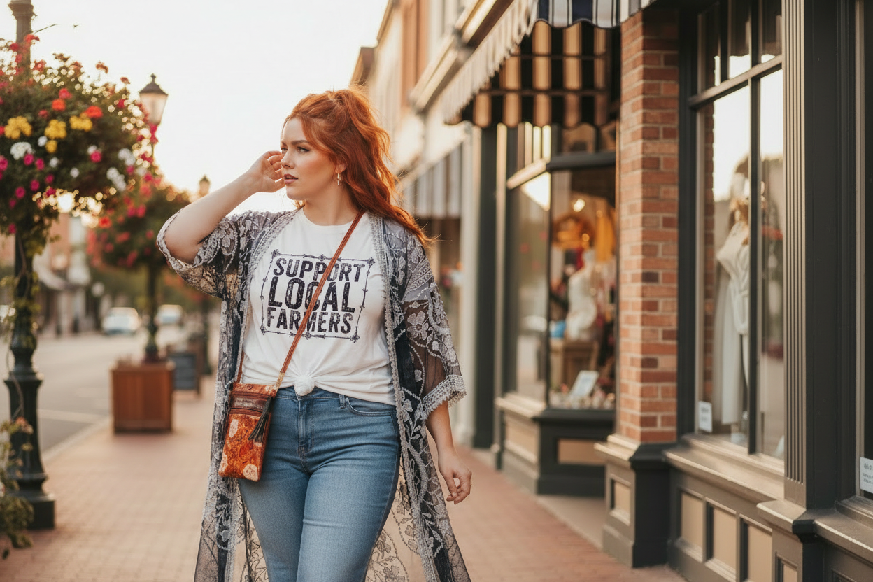 Support Local Farmers Street Scene Hero
