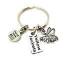 Yellow Jackets Tab Key Chain